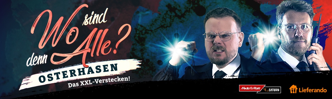 Wo sind denn alle... Osterhasen? Das XXXL-Extreme-Spezial-Verstecken